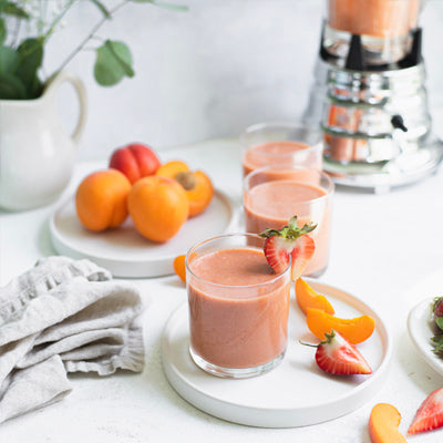 apricot strawberry smoothie 