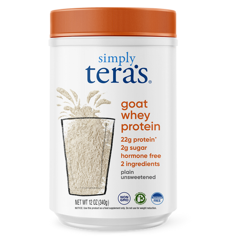 goat whey protein - plain unsweetened